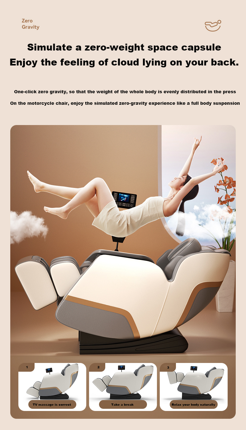 Ningdecrius 2026 Thai Massage 4D Fully Automatic Full Body Massager Zero Gravity Folding Recliner 3d Zero Gravity Massage Chair