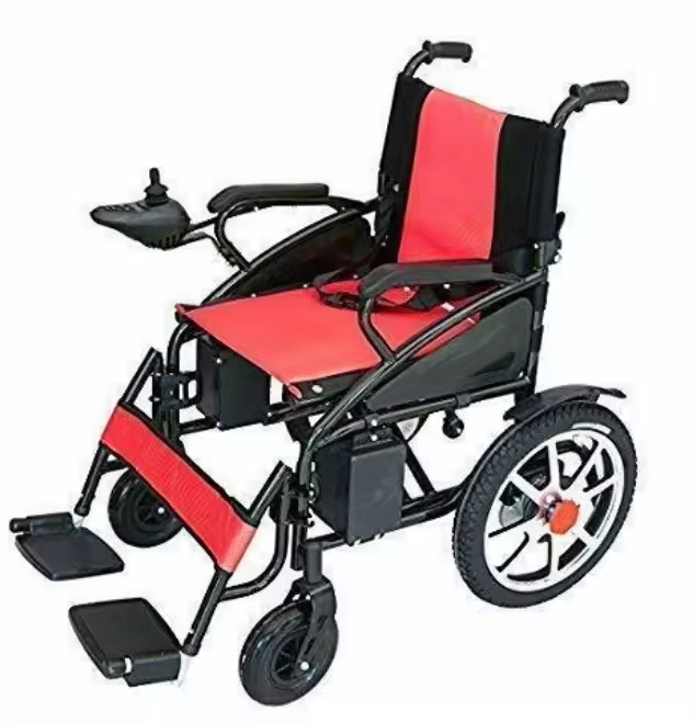 New Released Lightest Lithium Battery Electric Wheel Chair Lightweight Portable Foldable Electric Wheelchair with Long Distance