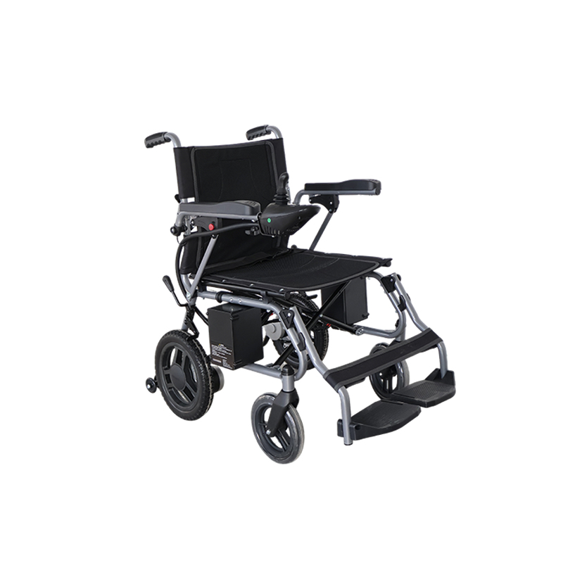 High Performance Electric Wheelchair 24V Lead-Acid Battery 8 12 Inch Solid Tires 3D Anti-Decubitus Seat