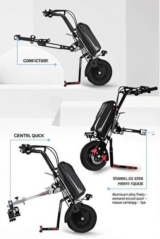 100km Lithium Battery Powered Electric Wheelchair Foldable Lightweight Class II with 1 Year Warranty for Disabled and Sport Use