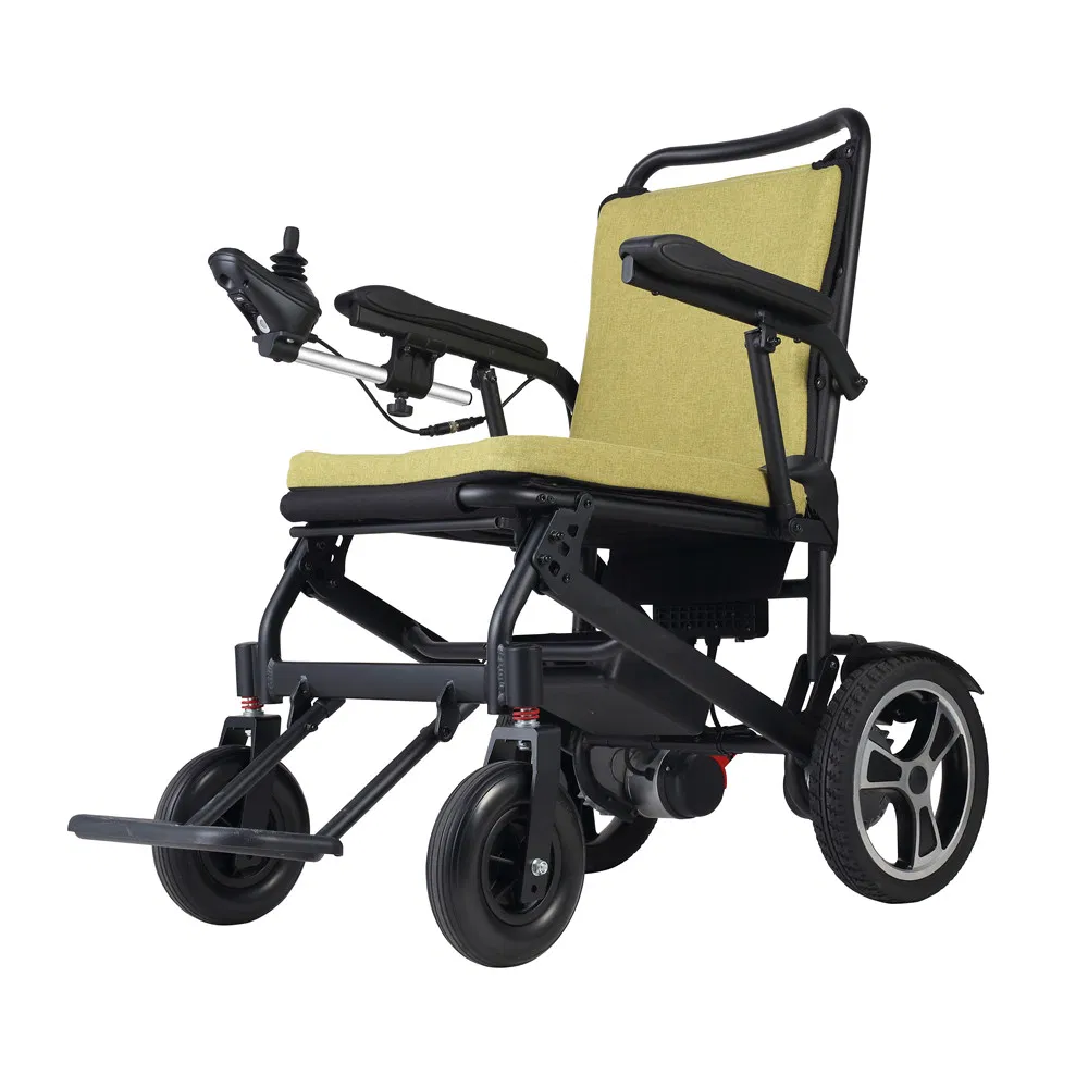 Disabled Equipment Travel Easy Folding Power Lightweight Portable Electric Wheelchair