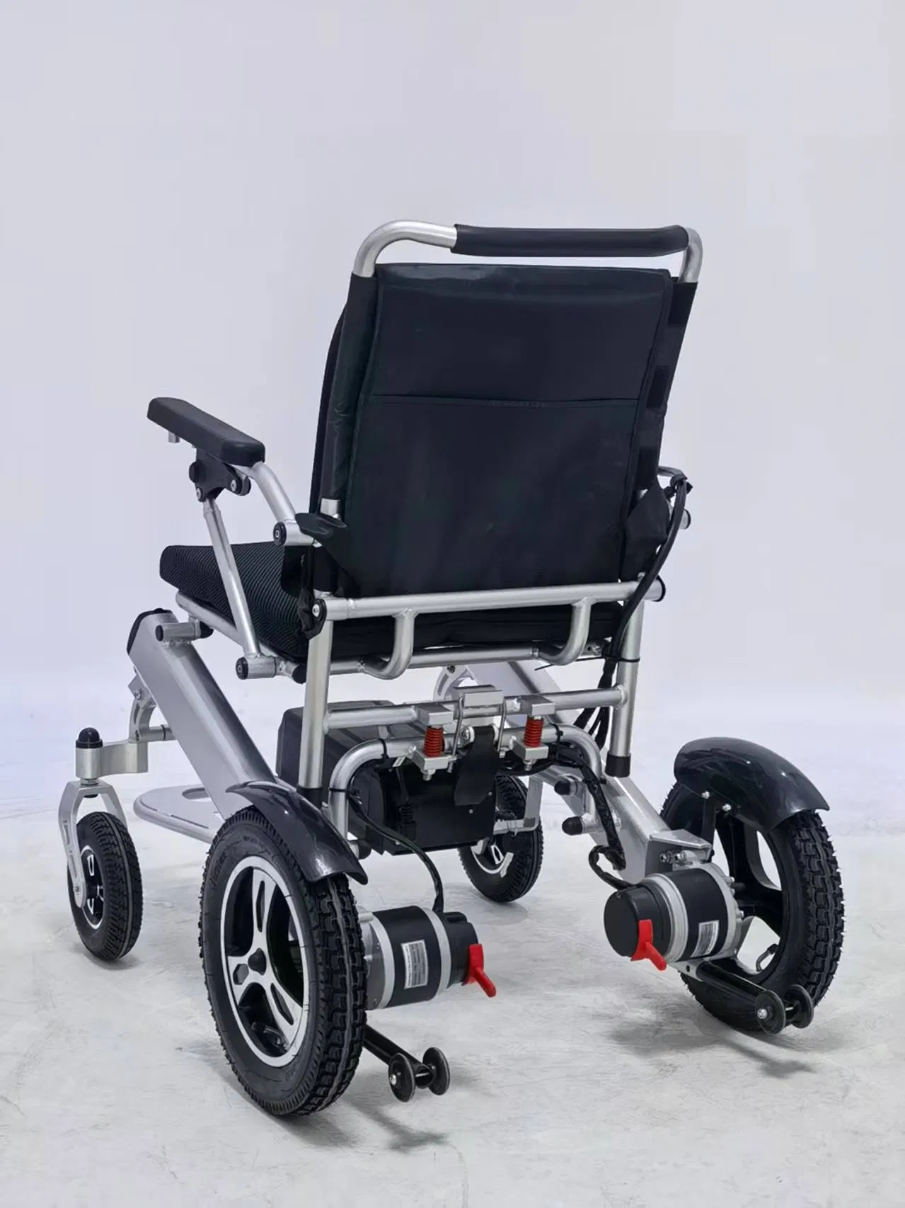 One Click Folding Electric Wheelchair Ultra Lightweight Power Chair for Senior Travel