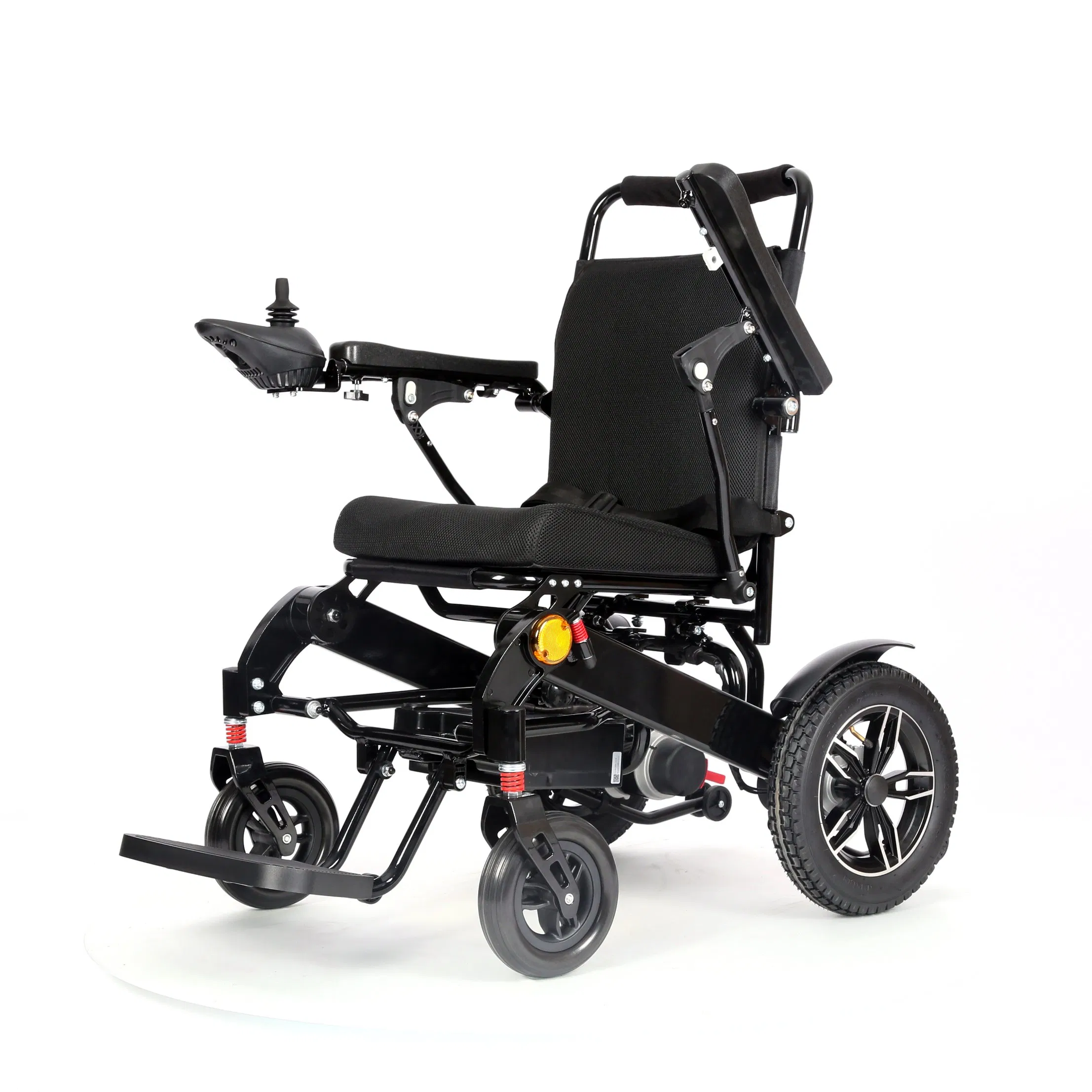Nursing Transfer Wheel Chair Travel Folding Lightweight Power Electric Wheelchair