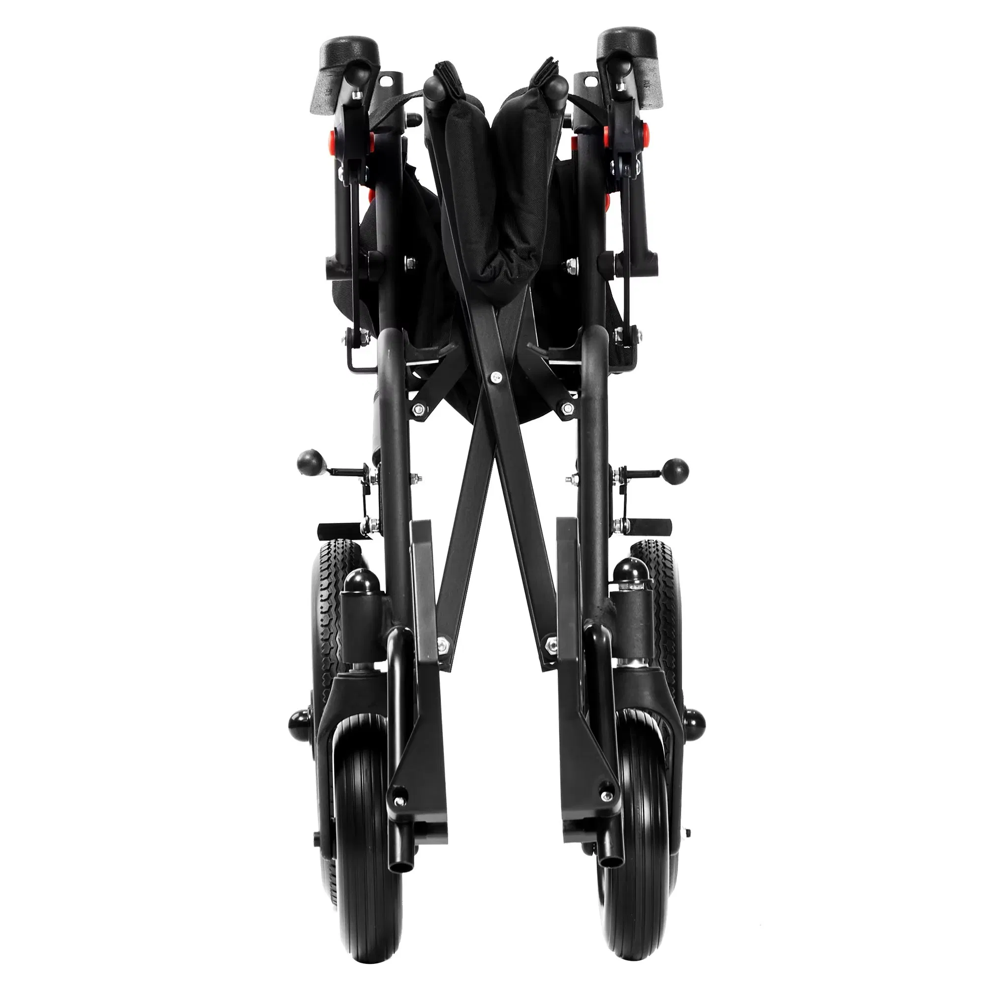 High Quality Portable Aluminum Alloy Electric Wheel Chair Lightweight Travel Foldable Power Assist Wheelchair