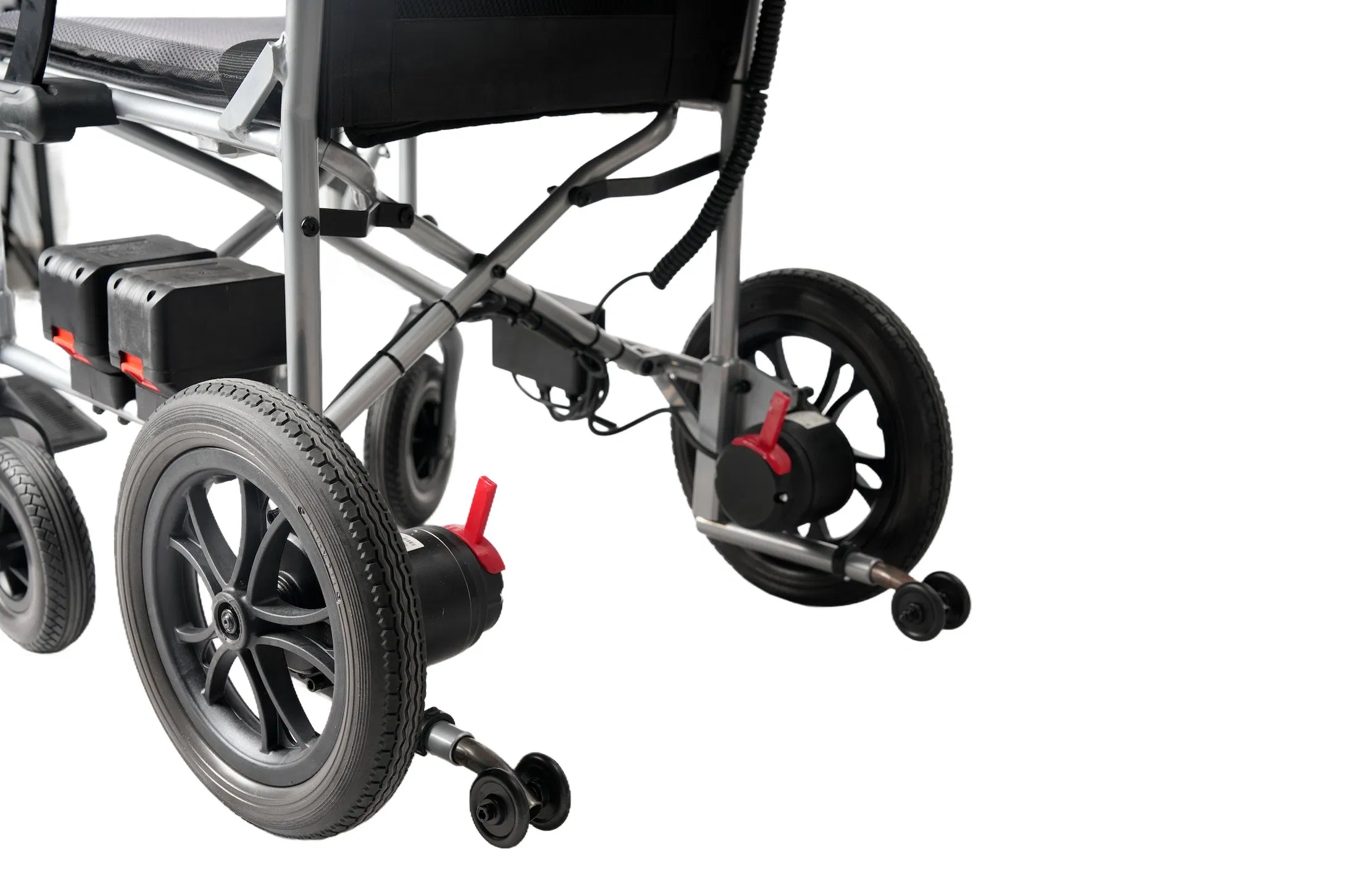 Foldable Electric Wheelchair Travel Size User-Friendly Wheelchairs for Adults Lightweight Folding Power Wheel Chair