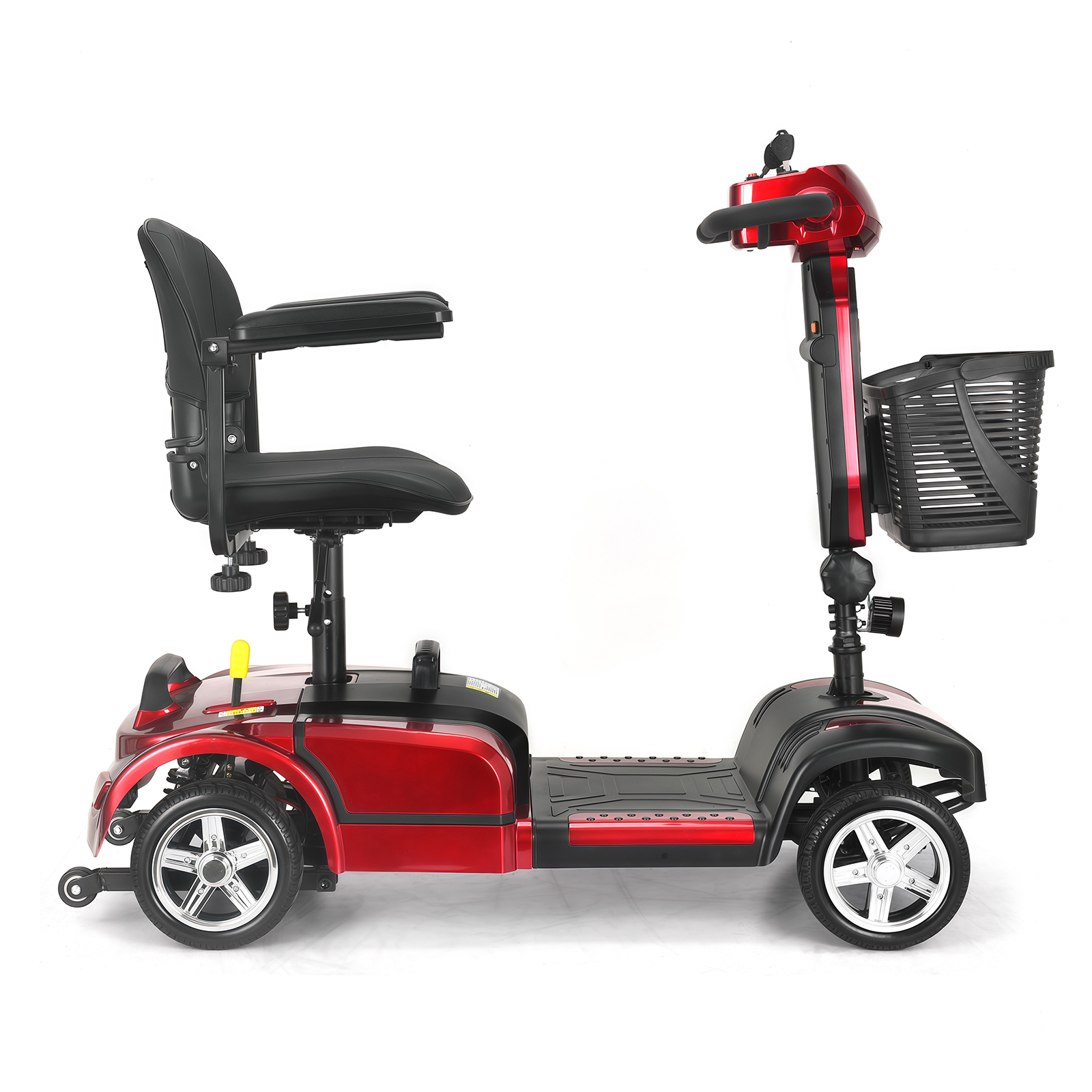 Wholesale Removable Battery Waterproof Four Wheel Electric Mobility Scooter With Quick Disassembly 180kg Load Capacity
