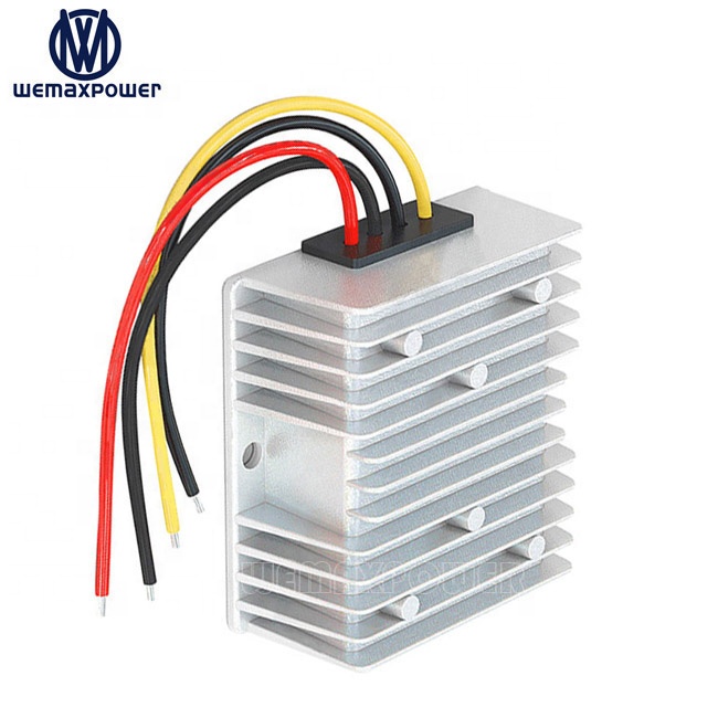 Waterproof 8-40v 12/24v 12vdc 24vdc Voltage Step up Down Dc12v Dc Regulator 6a 12v 24v to 12v boost Buck Converter