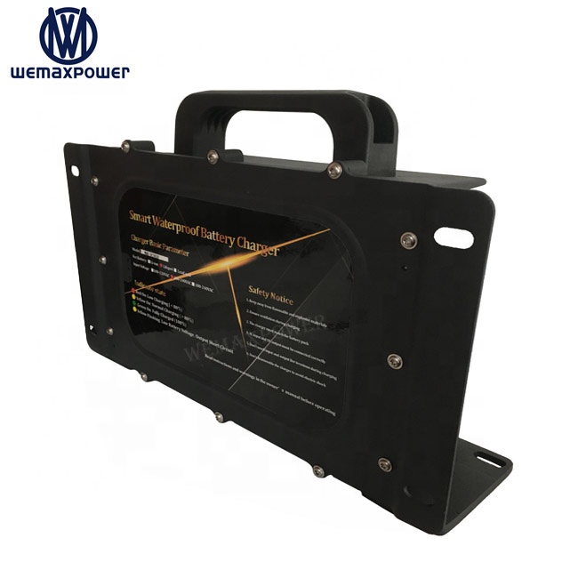 Waterproof 36V 20A CE Certified WEMAXPOWER WMX-BC3620W Portable Battery Charger for Ebike Forklift Golf Cart 42V-44.1V Outputs