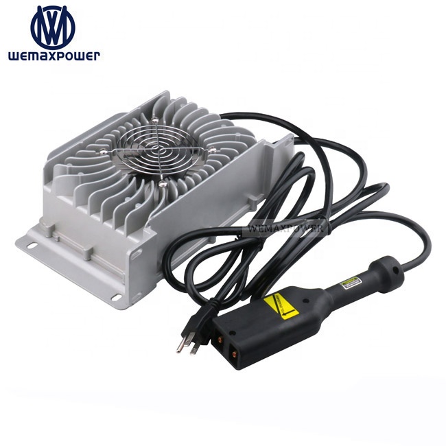 Waterproof Portable Lead Acid LifePO4 Lithium Ion Golf Cart Battery Charger 48v With Club Car Powerwise RXV Crowfoot Plug