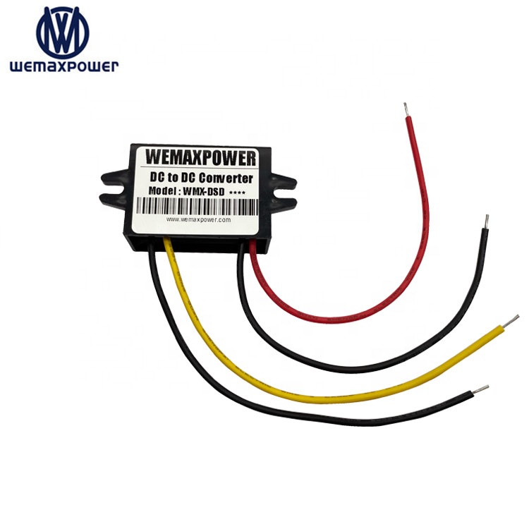 Waterproof IP67 12VDC 24VDC to 5VDC 6A Single Output Buck Converter 30W High Efficiency DC/DC Step-Down Voltage Regulator