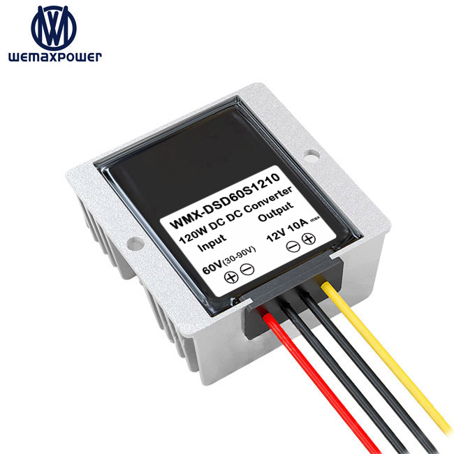 High efficiency 96% car truck voltage transformer 72v 48v 36v to 12vdc step down converters 10a 60v to 12v dc converter