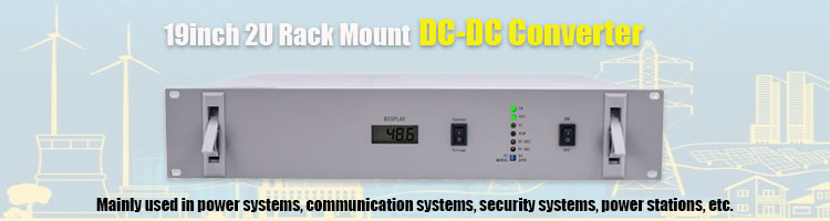 220Vdc to 48Vdc Rack Mount DC-DC Converter Banner