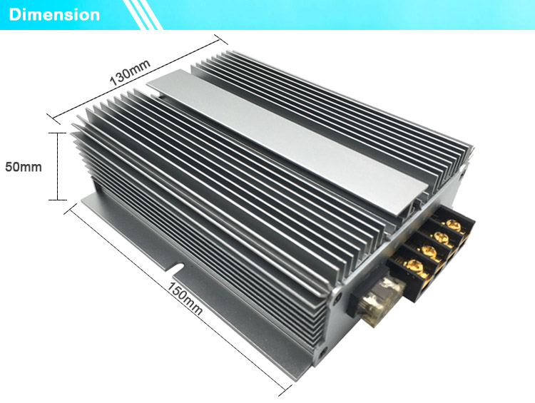 Quick Heat Dissipation Aluminum Shell Voltage Step Down Dc Regulator 828w 60a 48volt to 13.8volt Dc Dc Converter