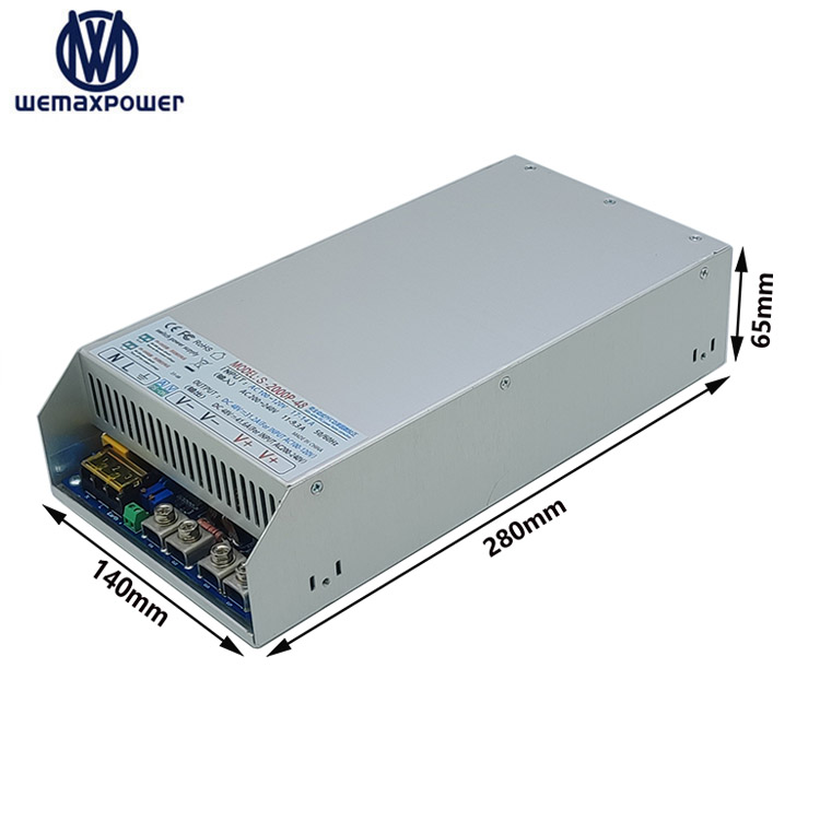 Original AC to DC 100-240VAC to 36VDC 2000W Switching Industrial Active PFC Power Supply Single Output