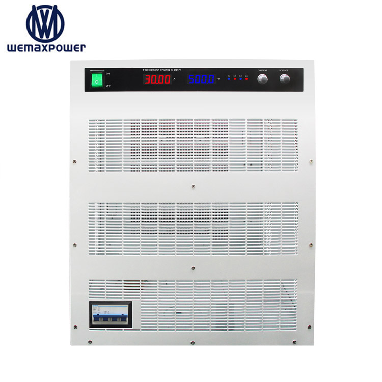 15000W 15KW 200V 75A & 250V 60A & 300V 50A & 375V 40A & 500V 30A Constant Current Constant Voltage Switching Dc Power Supply