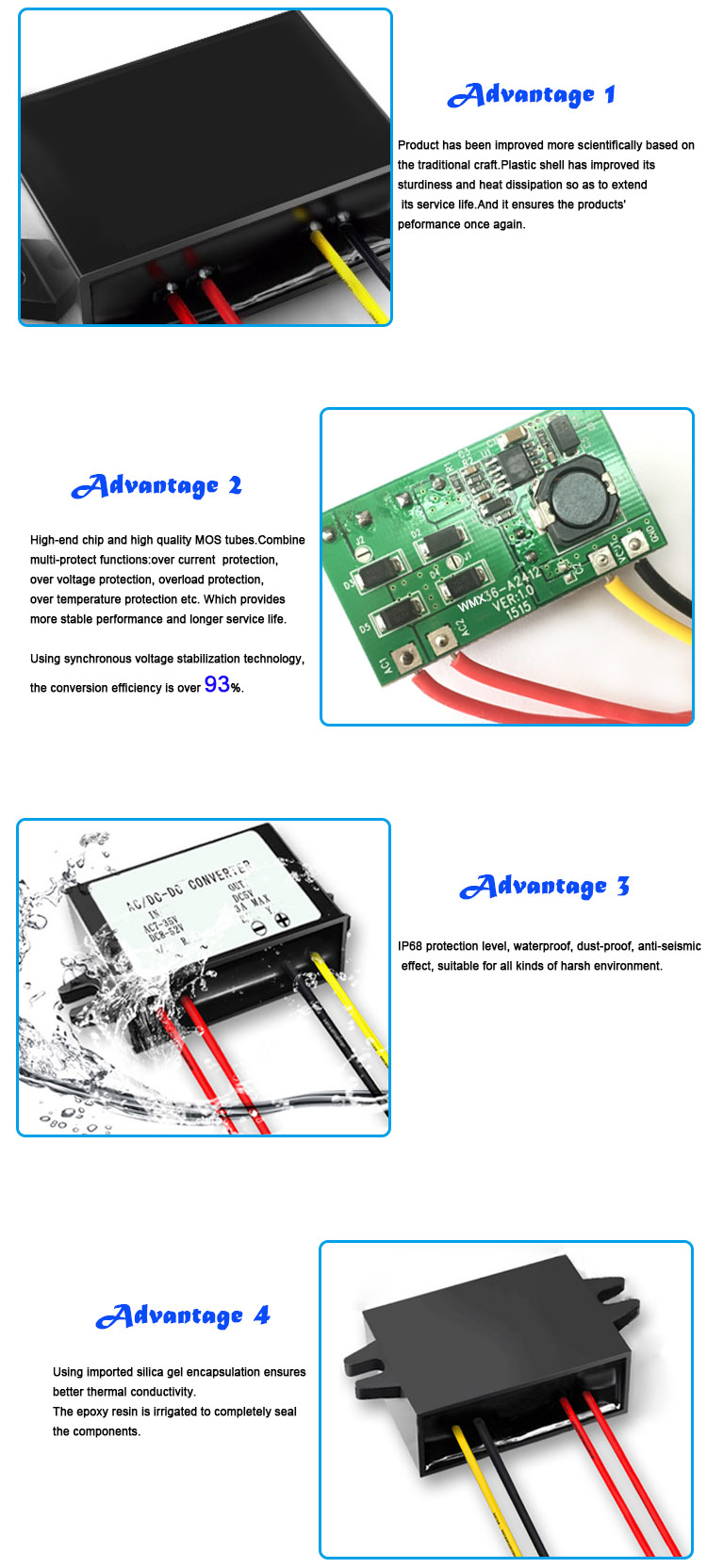 24vac to 5vdc 5a Converters Ac to Dc Voltage Buck Regulator 5amp 24v to 5v Ac-dc Converter Module for Monitor Router