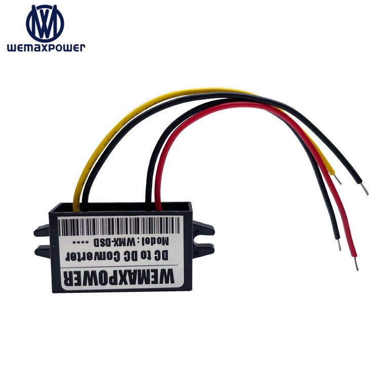 Waterproof IP67 12VDC 24VDC to 5VDC 6A Single Output Buck Converter 30W High Efficiency DC/DC Step-Down Voltage Regulator
