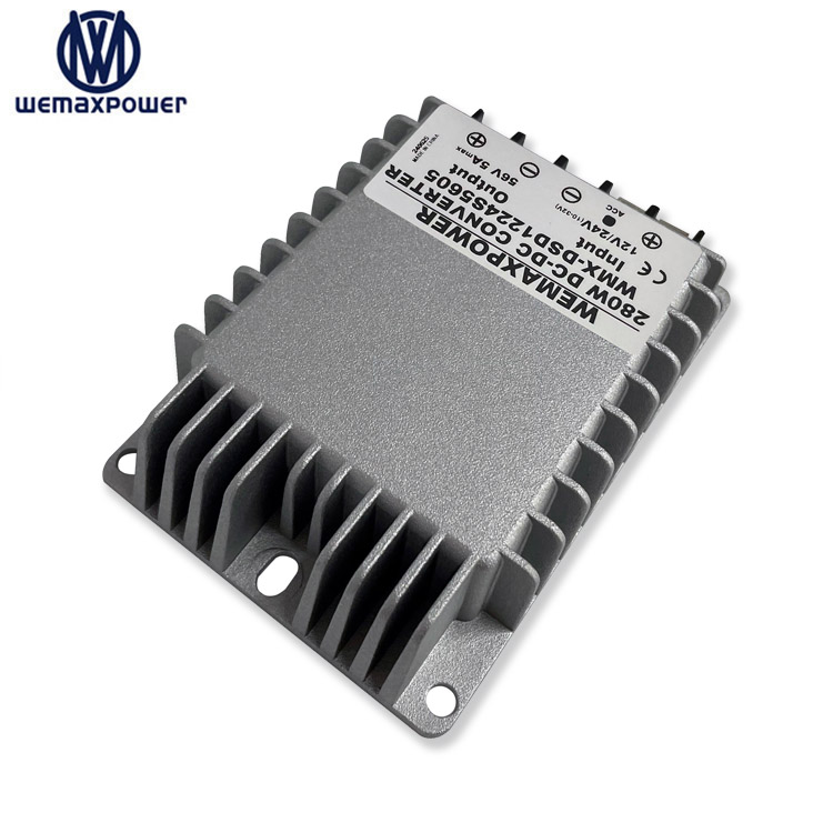 High Efficiency 12v 24v to 56v 5a Dc to Dc Voltage Regulator 5amp 12vdc 24vdc Step up 56vdc boost Converter
