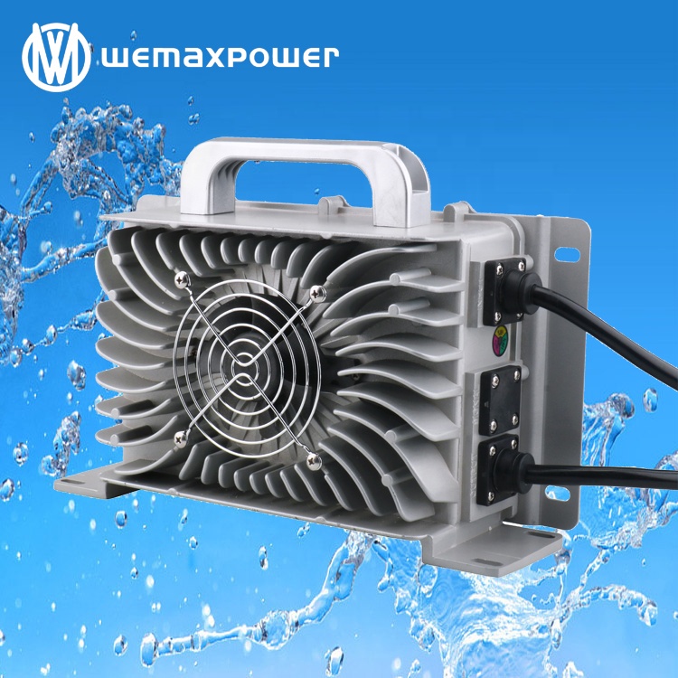 Waterproof 12v 40a 24v 30a 36v 25a  48v 20a 60v 16a 72v 14a Lead Acid Lithium Ion LiFe-PO4 Intelligent Smart Battery Charger