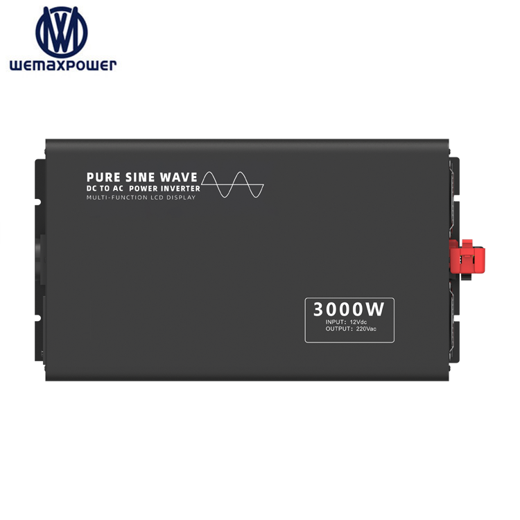 High Quality 60hz 50hz 24vdc to 220vac 230vac 240vac 3kw Pure Sine Wave Power Inverter 3000w