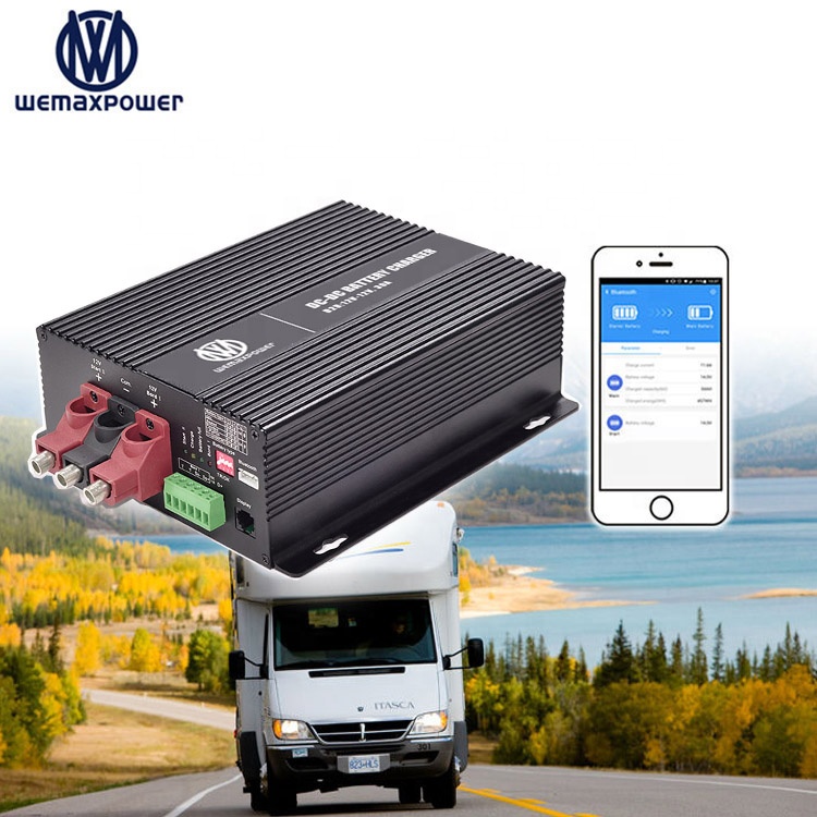 12V to 12V 12.6V 14.6V 14.2V 60A DC to DC Charger RVs Campers Boat Smart LiFePO4 Lithium Ion Lead Acid Battery Chargers