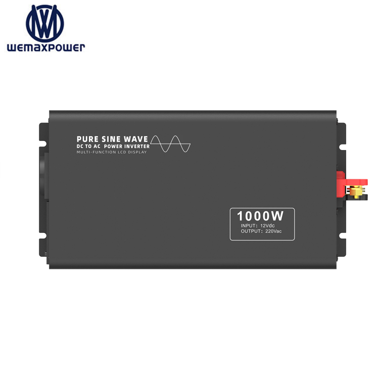 Factory Price 1000W Inverter DC 12V 24V 48V  to AC 120V 60Hz 1000 Watts DC to AC Pure Sine Wave Power Inverter