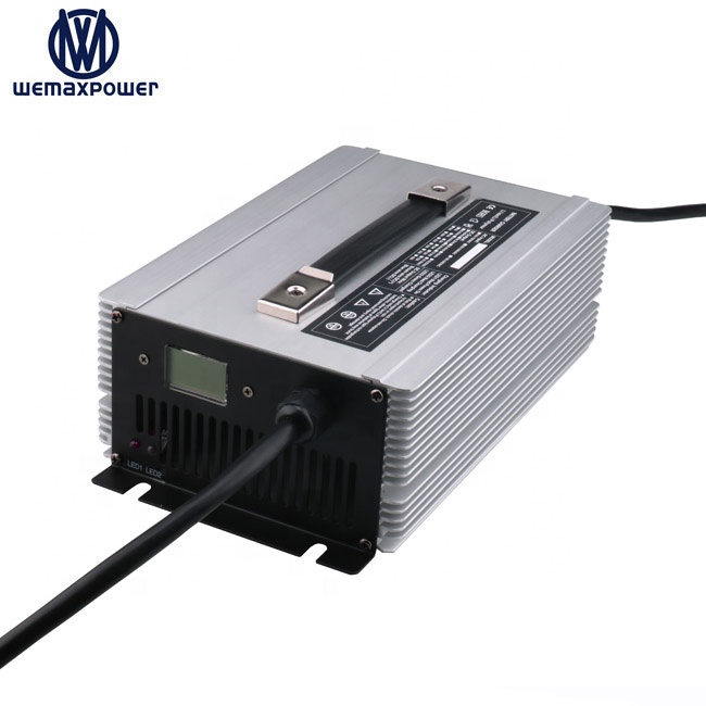Lcd Display Electric Weeder Wheelchair Scooter Vehicle 84v 87.6v 88.2v Lead Acid LifePO4 Lithium Ion 72v 20a Battery Charger