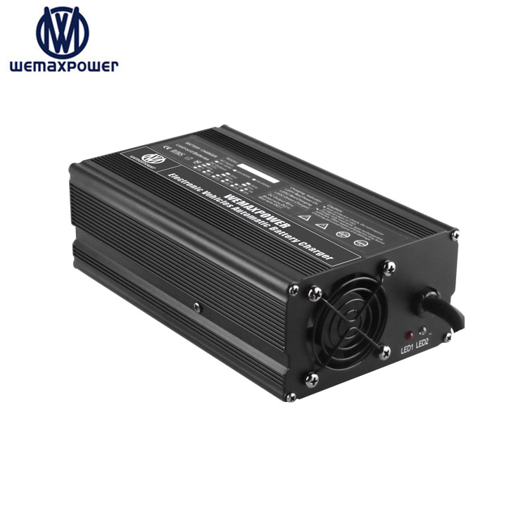 Hot Selling Lithium Lifepo4 12V 30A Automatic Electric Vehicles Car Battery Charger for Forklift/Scooter /E Bike
