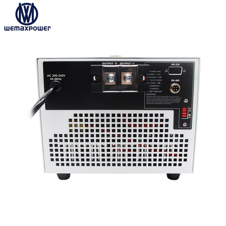 WEMAXPOWER 400V 10A Single Output DC Power Supply with 0-5Vdc Analog Signal Remote Control for Industry Use Variable