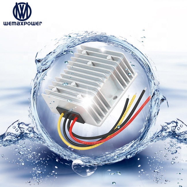 Waterproof 12/24v 12v 24v to 60v 2a Dc Voltage Regulator 12vdc 24vdc Step up 60vdc 2amp Dc boost Converter