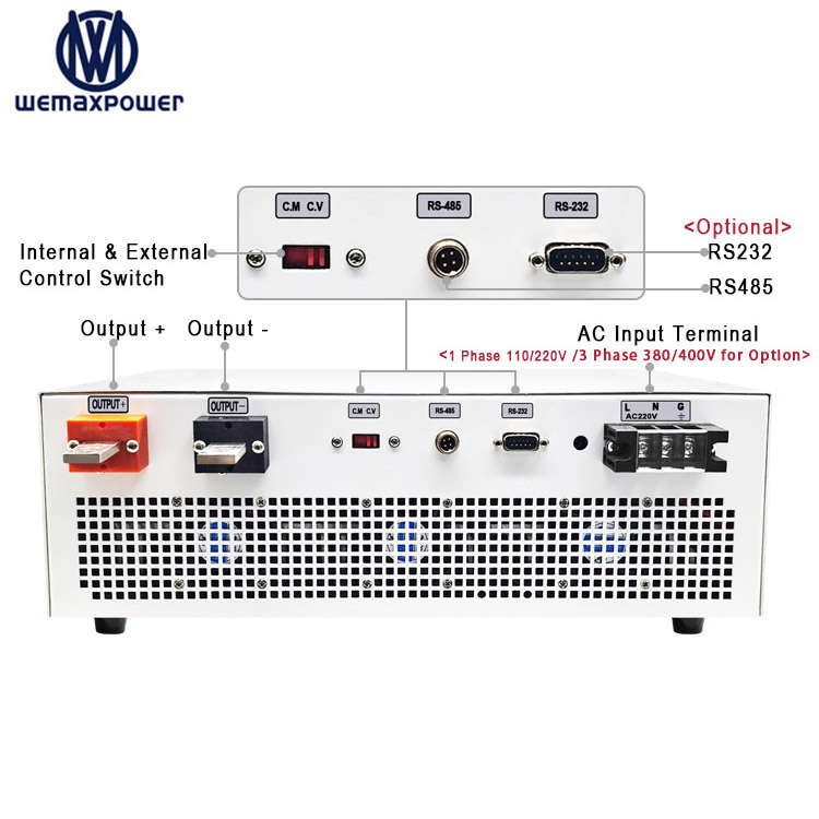 High Voltage 10KW DC Variable Switching Power Supply 625V 16A 800V 12.5A 1000V 10A Digital Display Single Output