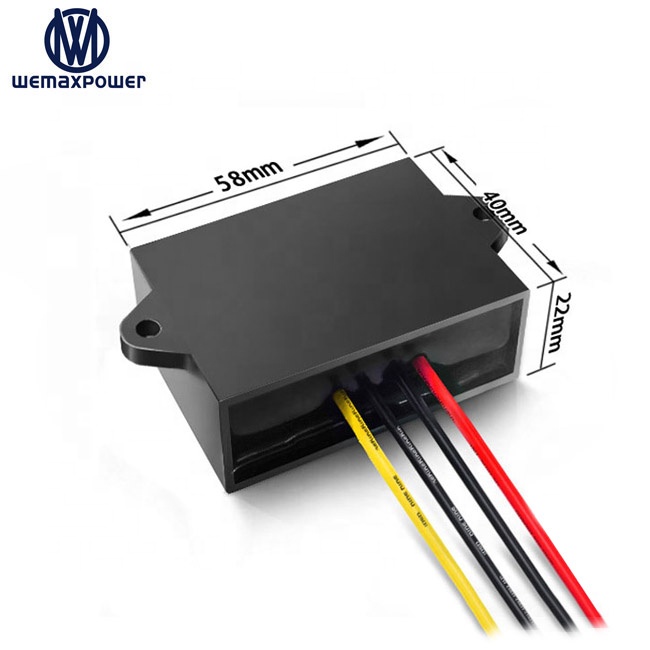 Waterproof Step up Down 12vdc 24vdc Voltage Regulator 3A 12/24v 12v 24v to 12v Buck boost Converter Dc Stabilizer