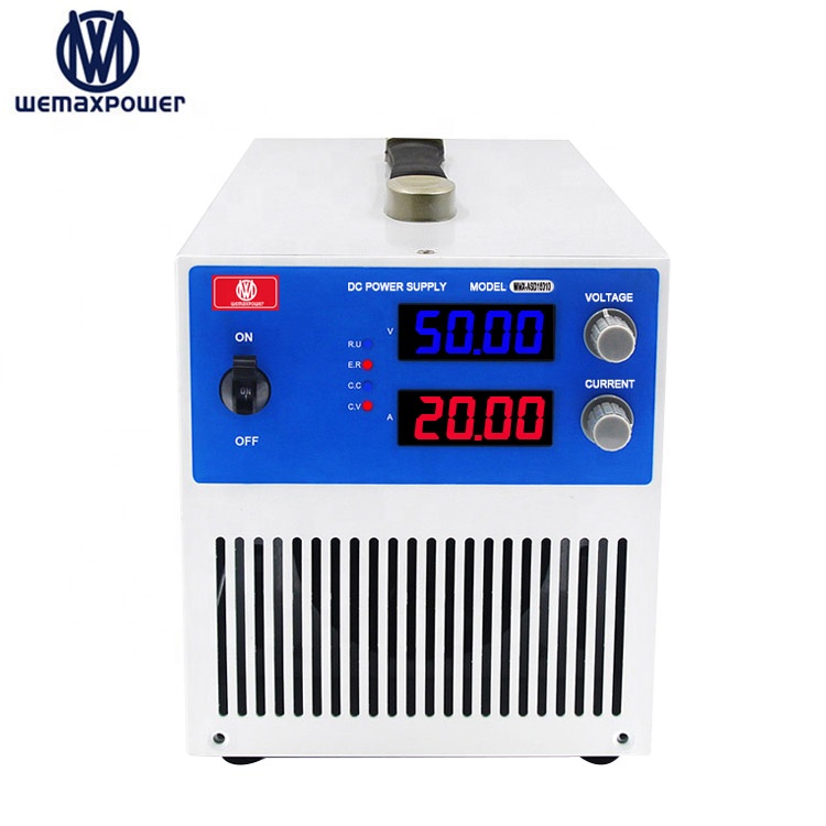 Electroplating Power Supply Variable 50v 20amp Switching Mode 1000w Adjustable Ac to Dc Power Supply 0-50v 20a