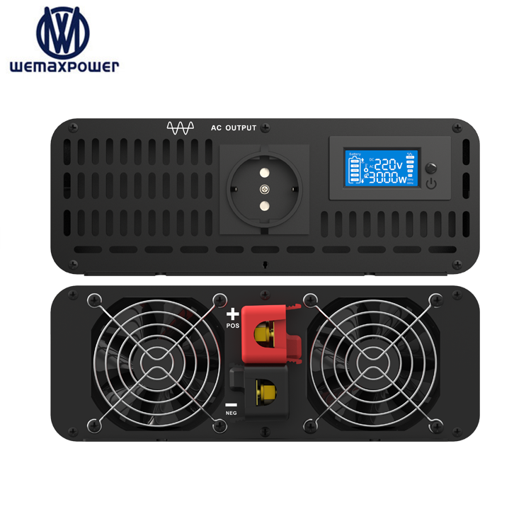 High Quality 60hz 50hz 24vdc to 220vac 230vac 240vac 3kw Pure Sine Wave Power Inverter 3000w
