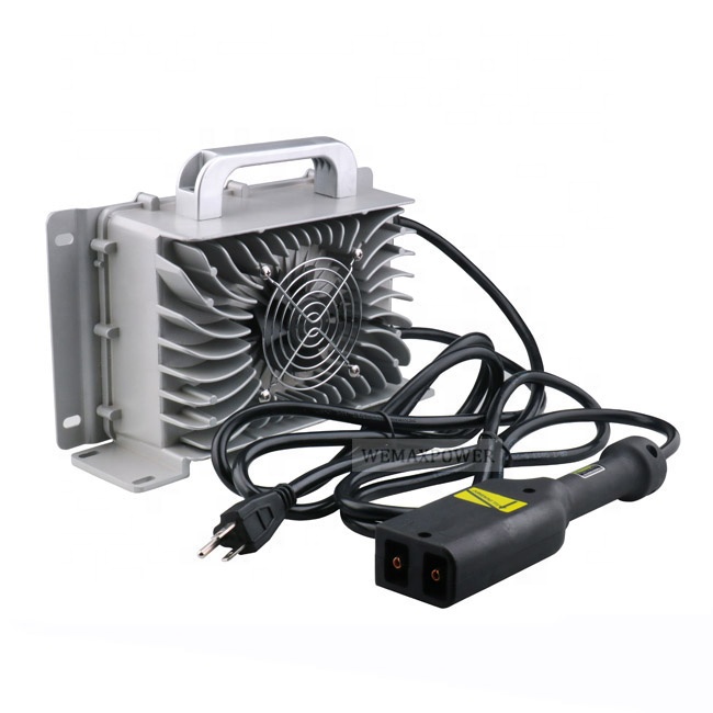 Waterproof Portable Lead Acid LifePO4 Lithium Ion Golf Cart Battery Charger 48v With Club Car Powerwise RXV Crowfoot Plug