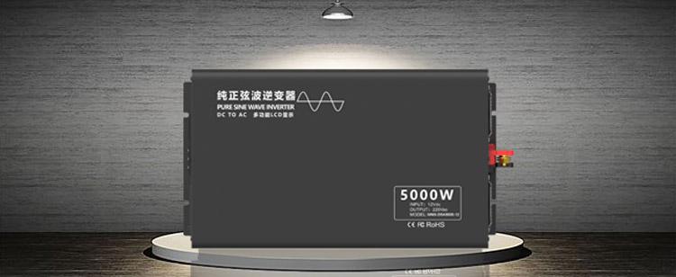 High Power Led Display Home Car Pure Sine Wave Power Inverters Dc to Ac 24v 220v 5000w Inverter
