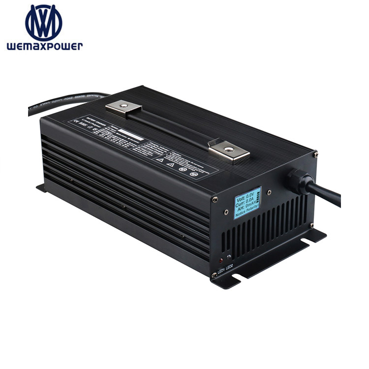 Electric Boat /cars / Forklift /cleaning Machine/ 4-wheels Vehicles 100-240VAC to 12V (14.6V ) 50A Automatic Battery Charger