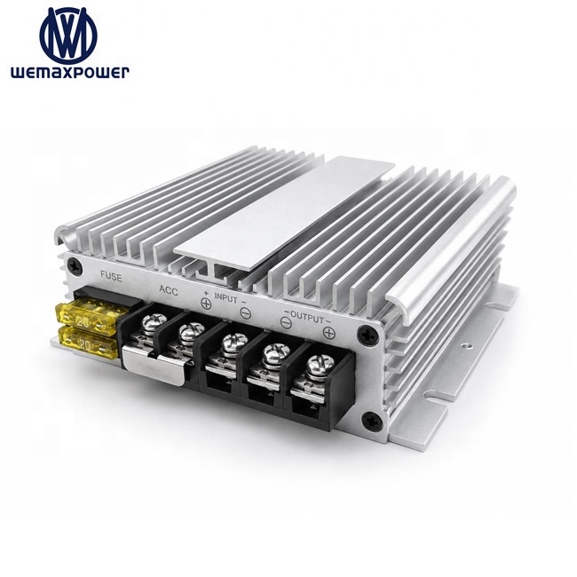 With Fuse ACC Control 40amp Car Voltage Regulator 24V Step up Down 24V Transformer 40a 24Vdc to 24vdc DC-DC Converter