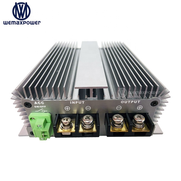 Factory Price Charging 36V RVs/ Truck / Boat Life-po4 Battery Dc 12V  to Dc 43.8V 10A DC-DC Battery Charger