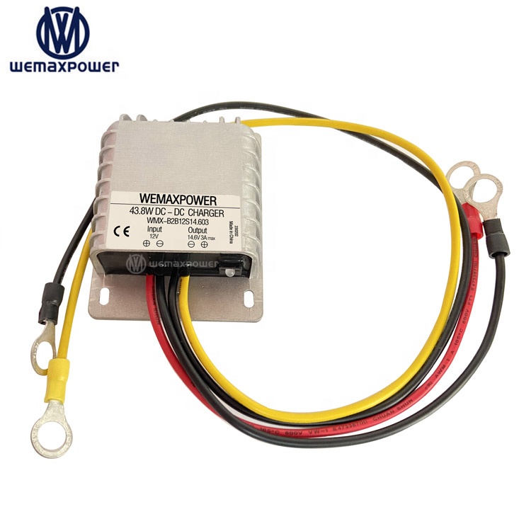 High Efficiency 1a 2a 3a Dc Charger Ev RV Boat Lithium Ion LifePO4 Lead Acid Battery 12v 24v to 14.6v 14.7v Dc to Dc Chargers