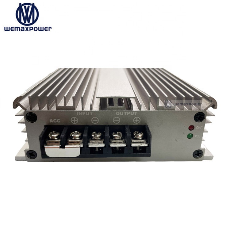 Car Mounted Intelligent RV Charger DC to DC 12V to 28V 20A Lead Acid Lithium Life-po4 Battery Charger Module