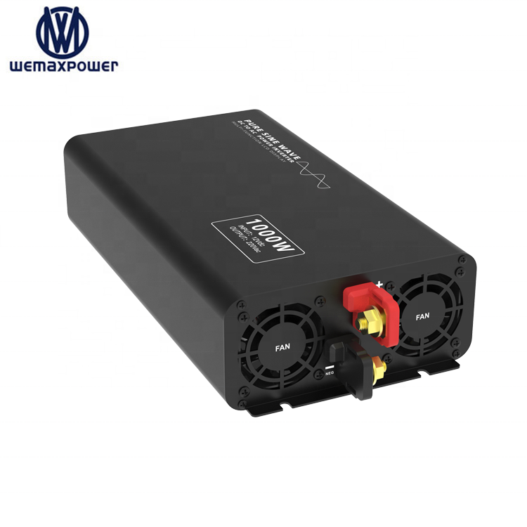Smart LCD Display 12V/24V/48V 220V/230V/240V 50Hz/60Hz 1000W DC AC Single Pure Sine Wave High Frequency Portable Power Inverter