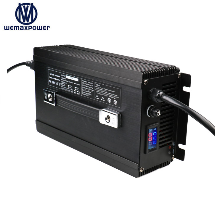 WEMAXPOWER 12v 60a Lithium Battery Charger 300AH 500AH Lead Acid Lithium Ion Car Motorcycle Scooter Smart 14.6v 14.7v Chargers