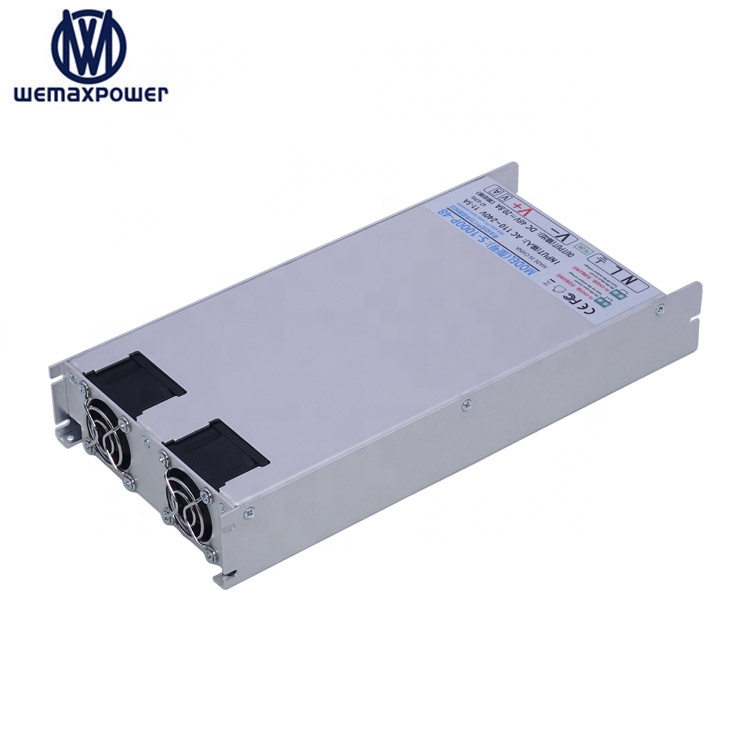 1KW 150Vdc AC 100-240V to DC Switching Industrial 1000W Active PFC Power Supply 90% Efficiency