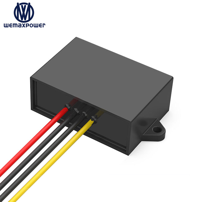 WEMAXPOWER Waterproof IP67 12vdc to 24vdc 1A Car boost Voltage Regulator Step up Module Dc Dc Converter 12v 24v