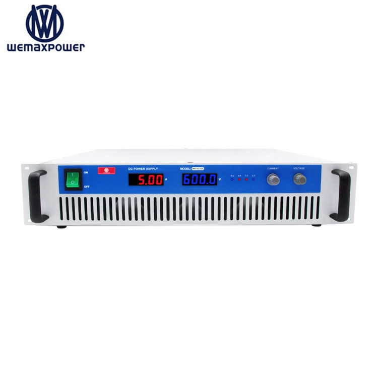 High Voltage 380V/220V/110V to 600V DC 5A Adjustable 3kW Single Output Industry Use Switching Mode AC-DC Power Supply