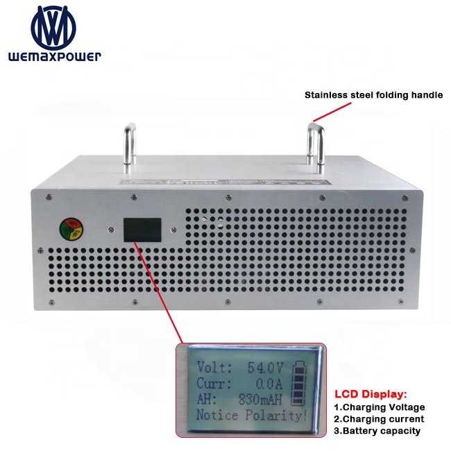 72v Lcd Display Fast Electric Scooter Chargers 84v 87.6v 88.2v LifePO4 Lead Acid Lithium 72vdc 40a Battery Charger