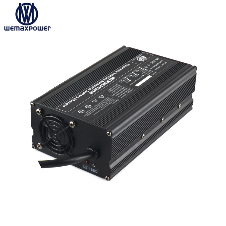 WEMAXPOWER 12a 71.4v 63v  67.2v 73v Li-ion E Rickshaw Electric Vehicle Scooter Car Scooter Battery Charger 60v