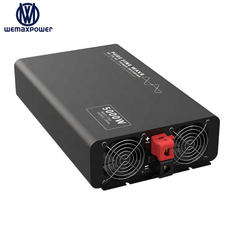High Power Led Display Home Car Pure Sine Wave Power Inverters Dc to Ac 24v 220v 5000w Inverter