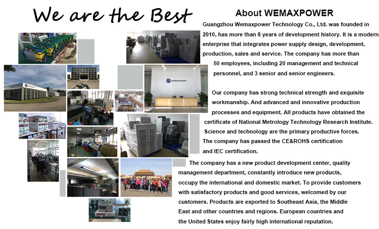 WEMAXPOWER 400V 10A Single Output DC Power Supply with 0-5Vdc Analog Signal Remote Control for Industry Use Variable